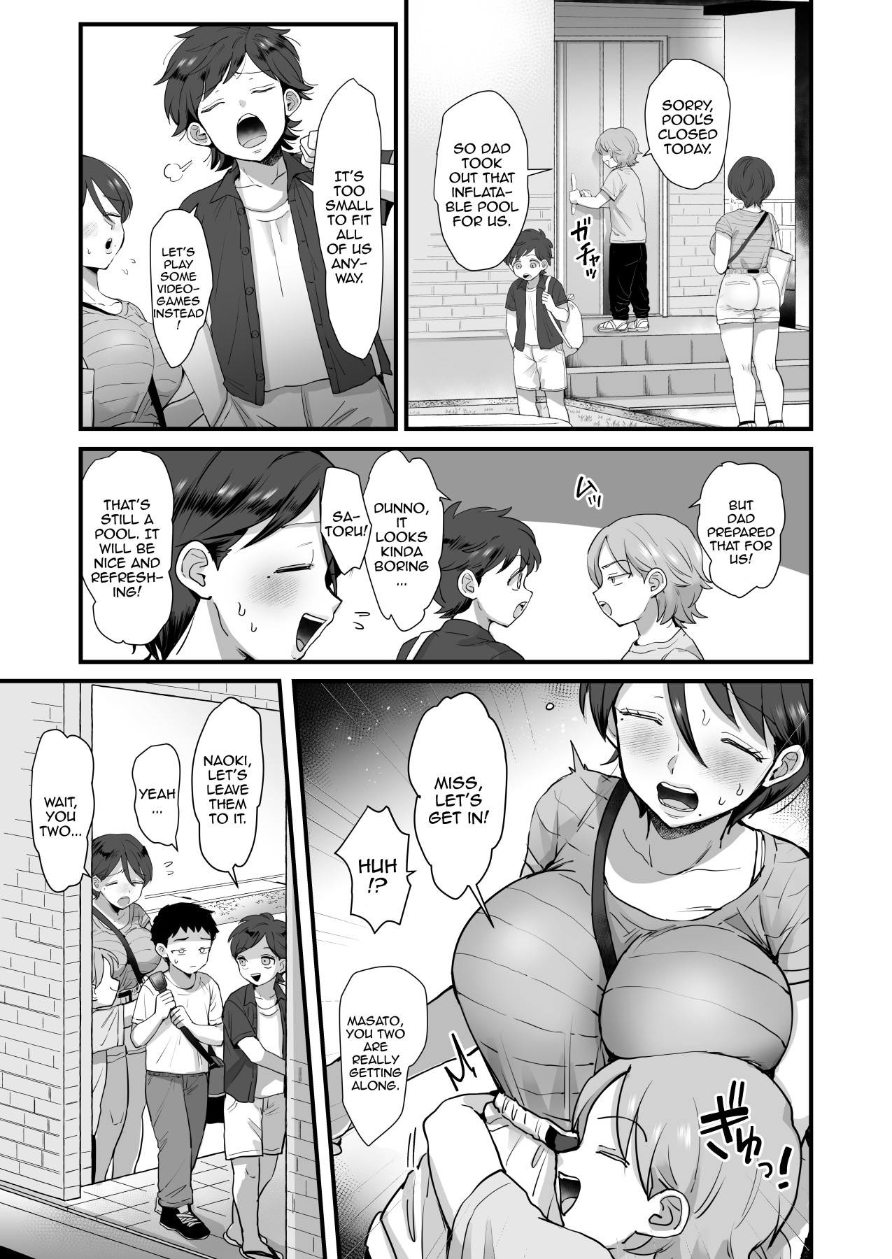 Hentai Manga Comic-A Narrow-Eyed Gentle Big-Breasted Mama-Chapter 2-8